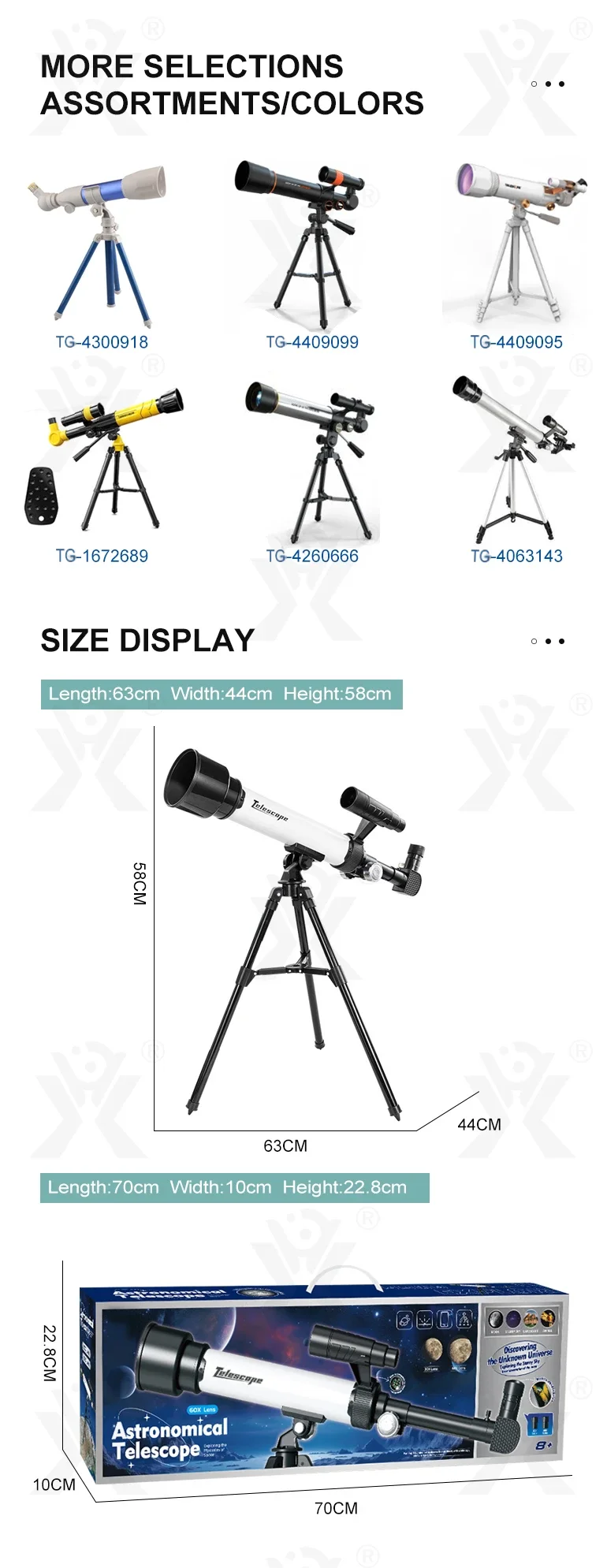 Astronomical Telescope Toys, Cultivate Children’s Interests and Hobbies (TG4241903) — product detail panel 6