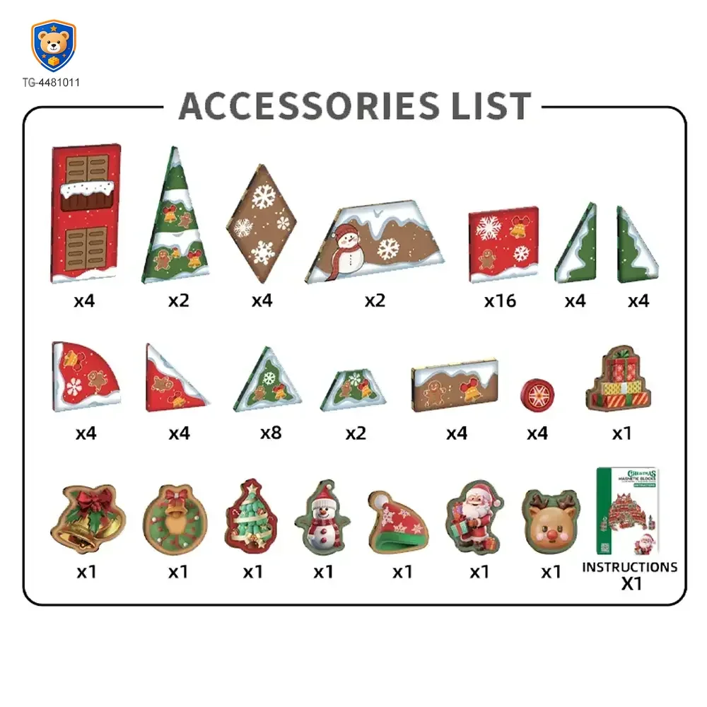 Christmas Magnetic Building Block Sets — product view 5