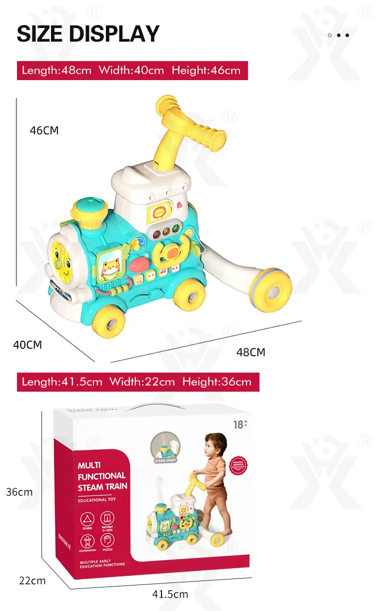 Baby Walkers,Steam Train Shape (TG4900002) — product detail panel 8