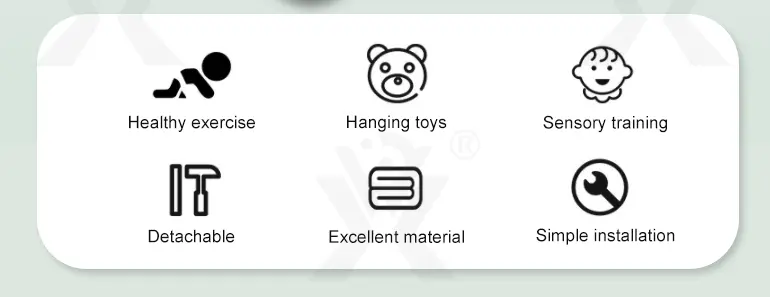 Baby Play Mats for Tummy Time, Crawling & Sensory Learning (TG4092323) — product detail panel 2