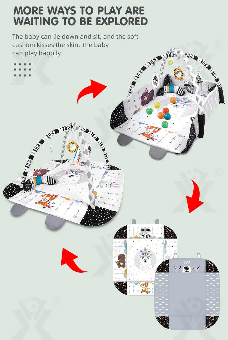 Baby Play Mats for Tummy Time, Crawling & Sensory Learning (TG4092323) — product detail panel 3