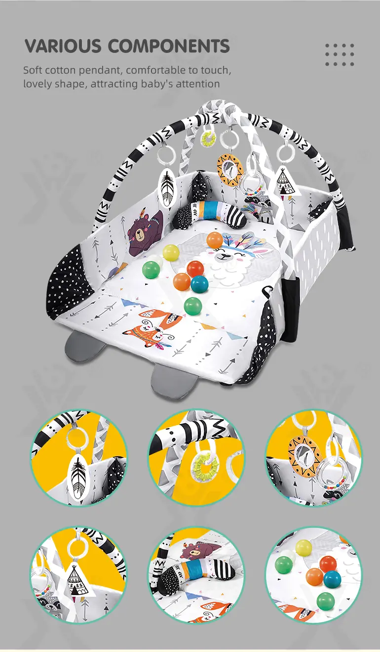 Baby Play Mats for Tummy Time, Crawling & Sensory Learning (TG4092323) — product detail panel 4