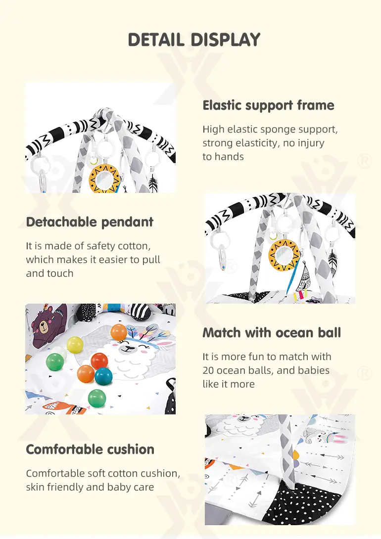 Baby Play Mats for Tummy Time, Crawling & Sensory Learning (TG4092323) — product detail panel 5