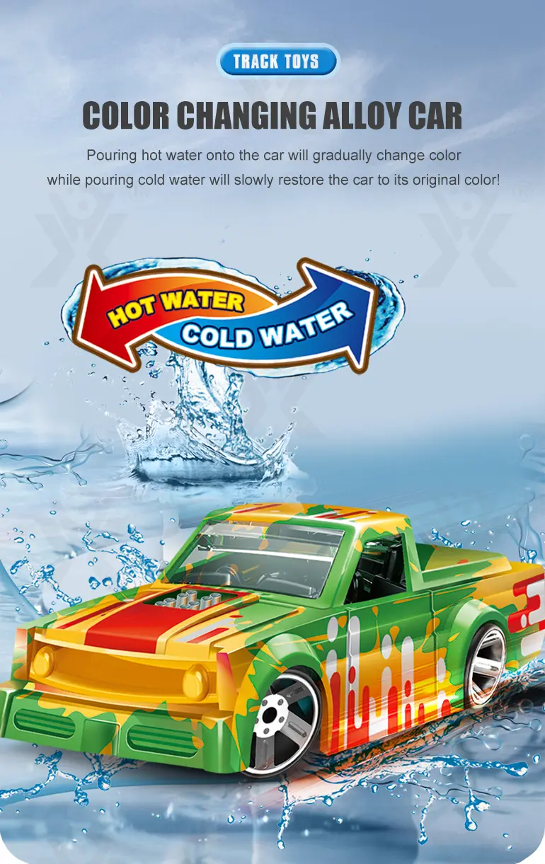 Car Wash Toy Sets, Equipped with Manual Water Spray System and Alloy Toy Car (TG4526045) — product detail panel 6
