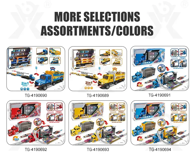 Construction Vehicle Toy Set, Includes a Toy Cars and a Modular Track Component (TG4526031) — product detail panel 6
