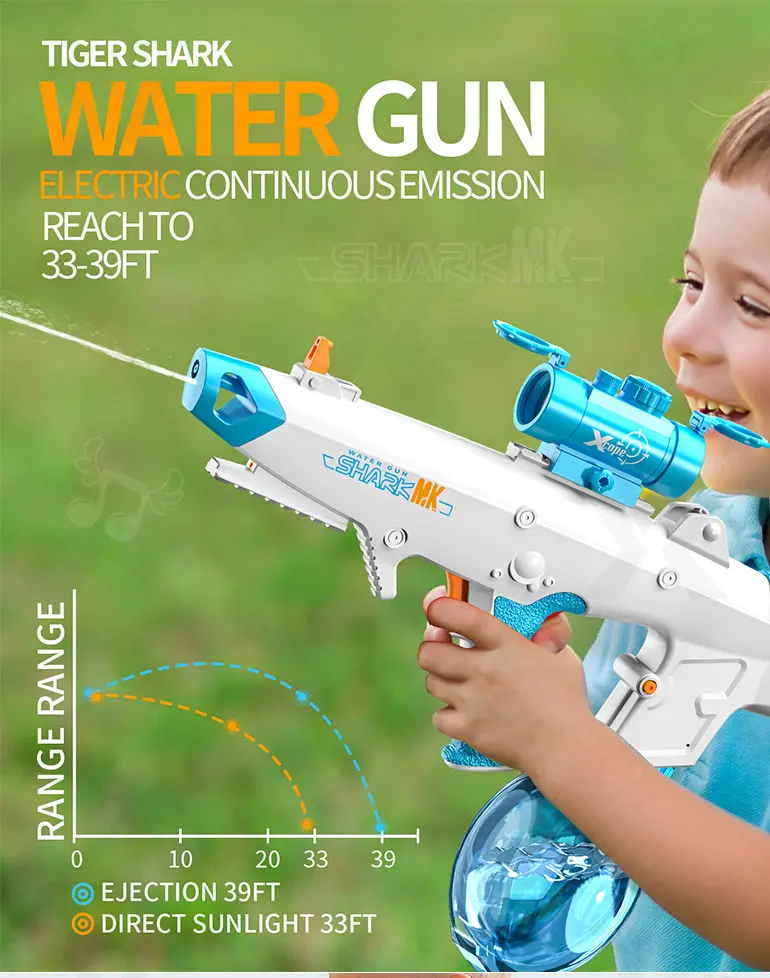 Water Guns, Bulk Kids Water Gun Toys for Sale, with Electric Automatic Continuous Shooting System (TG4485085) — product detail panel 1