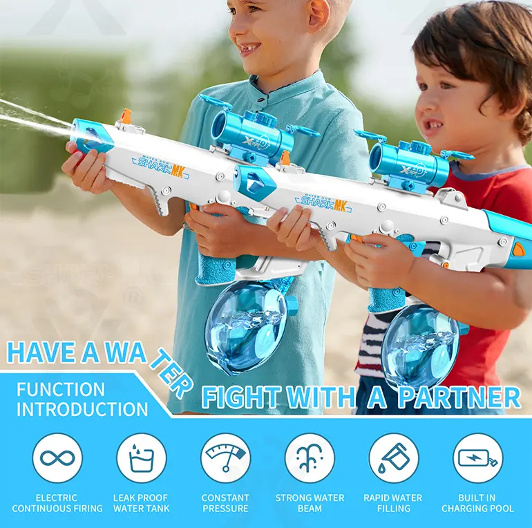 Water Guns, Bulk Kids Water Gun Toys for Sale, with Electric Automatic Continuous Shooting System (TG4485085) — product detail panel 2