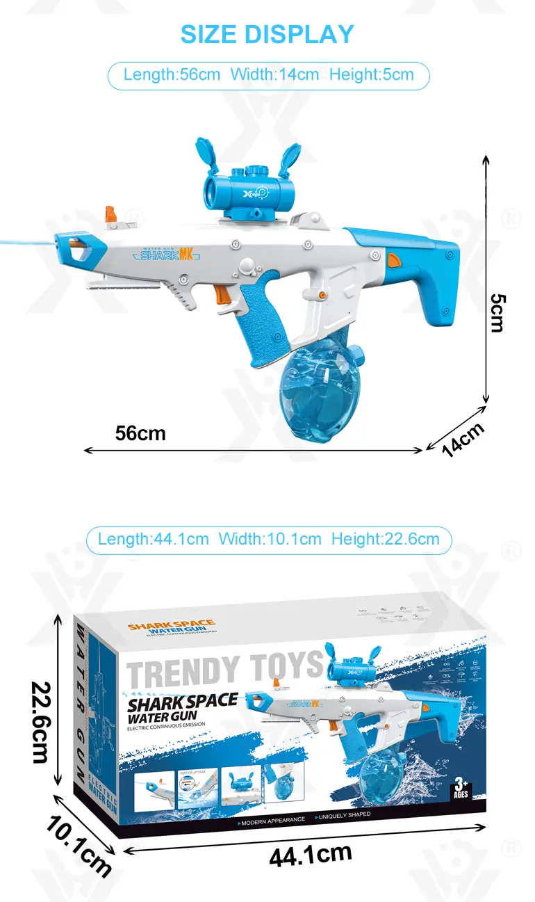 Water Guns, Bulk Kids Water Gun Toys for Sale, with Electric Automatic Continuous Shooting System (TG4485085) — product detail panel 7