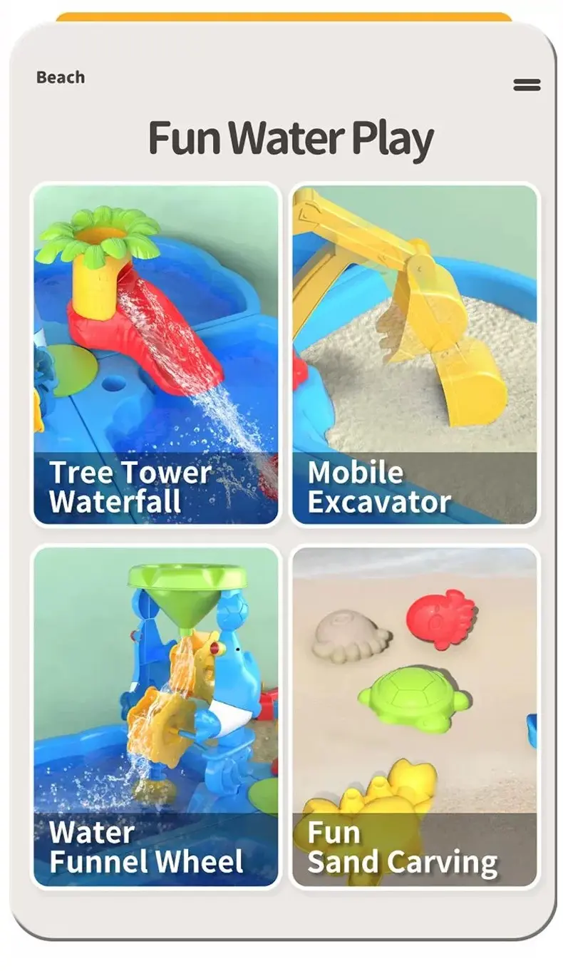 Kids Beach Water Play Table Toys (TG4043983) — product detail panel 7