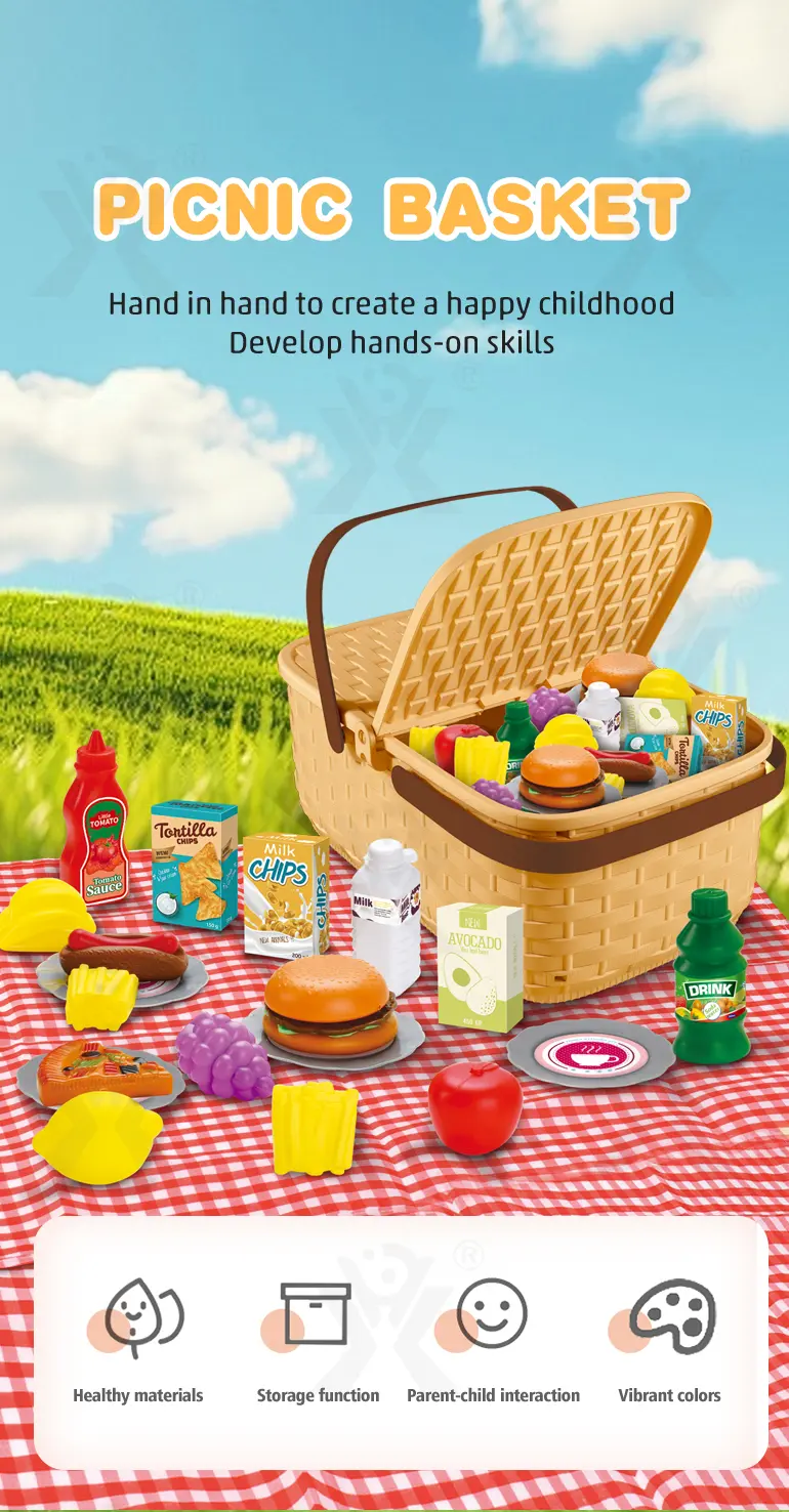 Picnic Pretend Play Toy Sets for Kid (TG4533847) — product detail panel 1