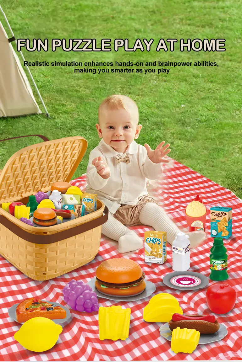 Picnic Pretend Play Toy Sets for Kid (TG4533847) — product detail panel 2