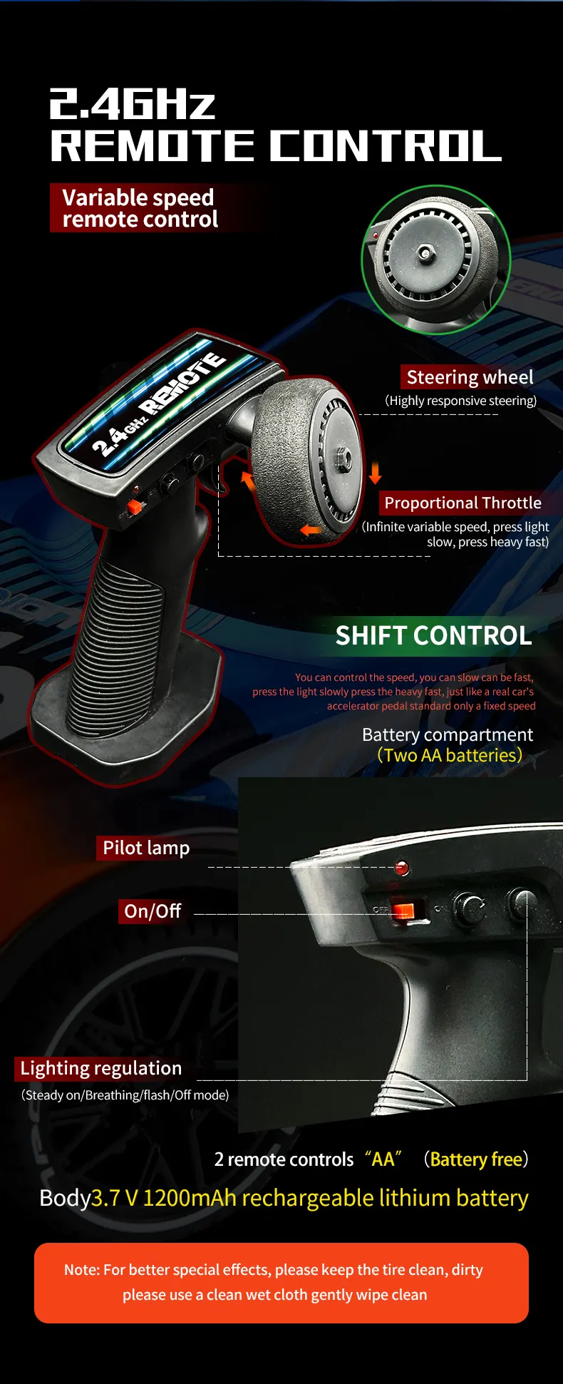 Remote Control Cars for Kids and Collectors (TG4421087) — product detail panel 4