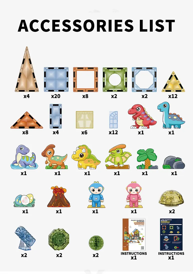 Shiny Magnetic Building Blocks (TG4863236) — product detail panel 10