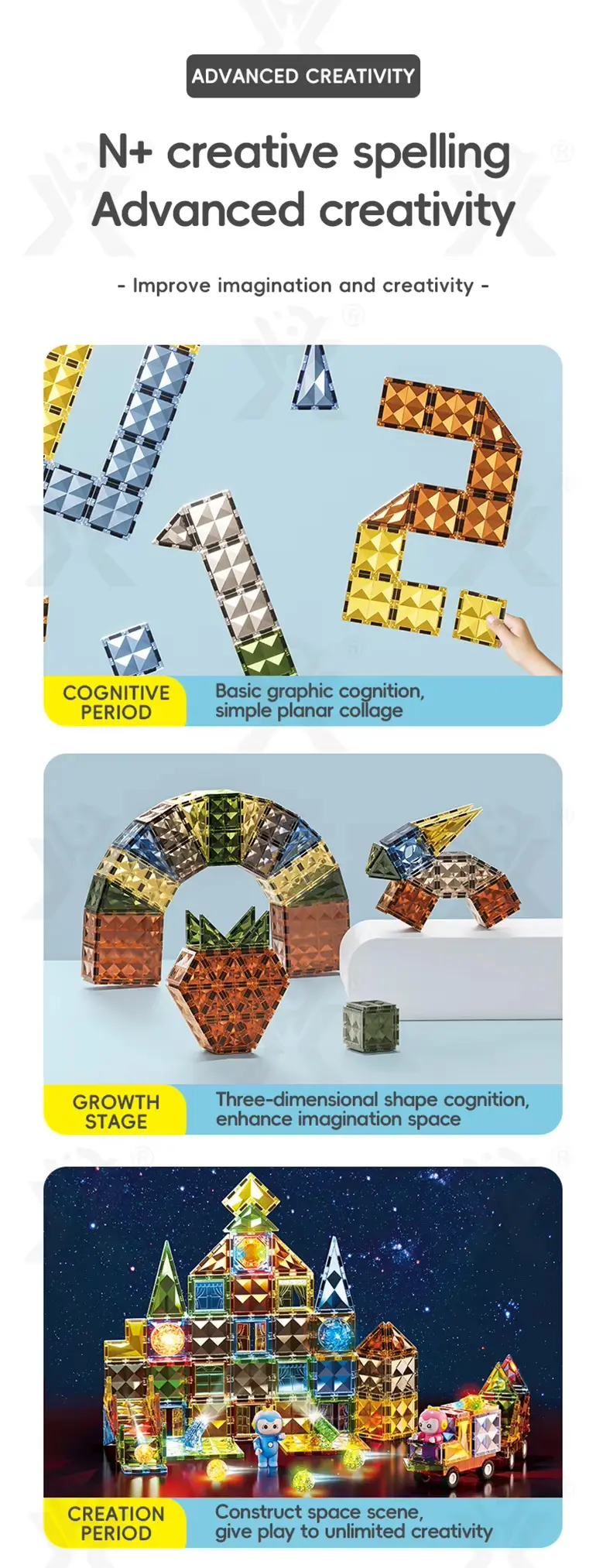 Shiny Magnetic Building Blocks (TG4863236) — product detail panel 3