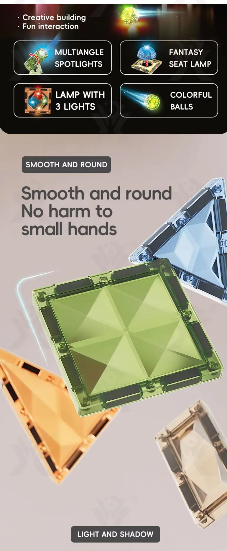 Shiny Magnetic Building Blocks (TG4863236) — product detail panel 4