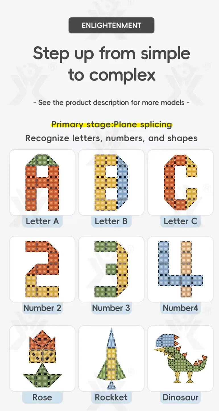 Shiny Magnetic Building Blocks (TG4863236) — product detail panel 8