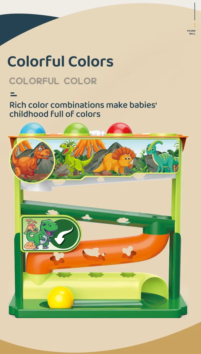 Dinosaur Theme Track Ball Toy Set (TG4537294) — product detail panel 3