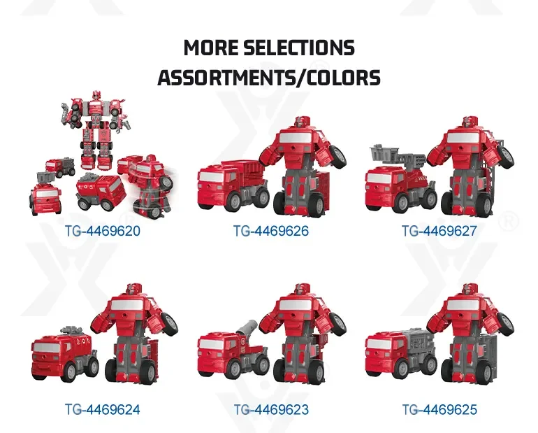 Transforming Construction Truck Toys, Bulk Friction Toy Car with Collision Auto-Transform (TG4469627) — product detail panel 6