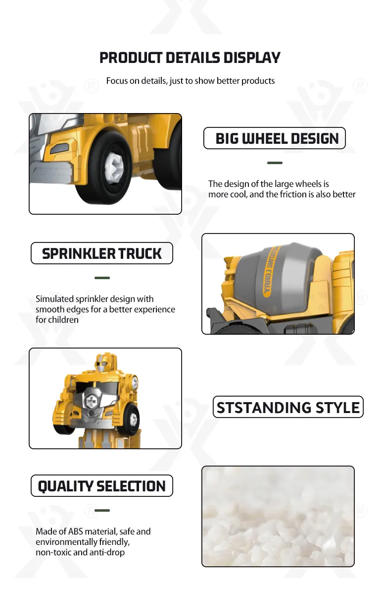 5-in-1 Transforming Construction Vehicle Robot Toy Set for Kids (TG4469636) — product detail panel 6