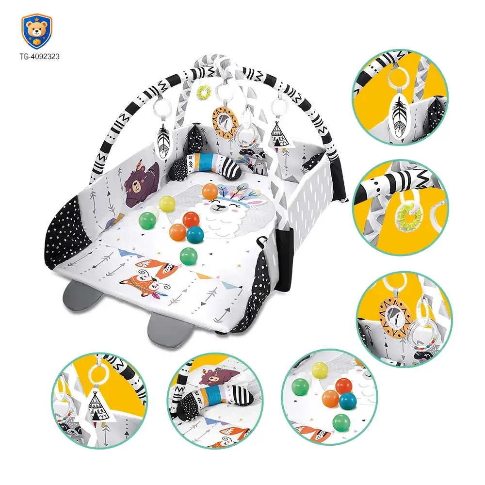 Baby Play Mats for Tummy Time, Crawling & Sensory Learning — product view 2