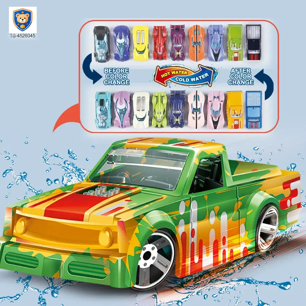 Car Wash Toy Sets, Equipped with Manual Water Spray System and Alloy Toy Car — product view 4