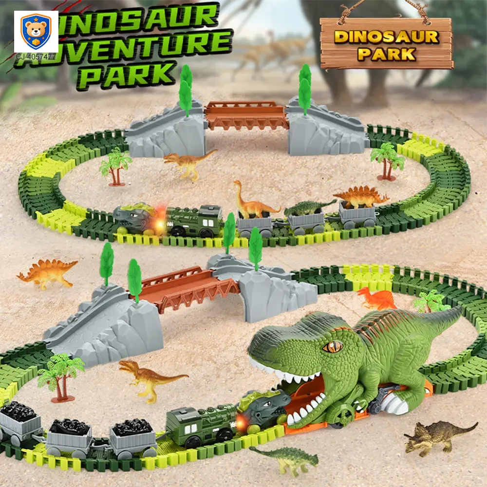 Dinosaur Themed Track Toy Sets — product view 2