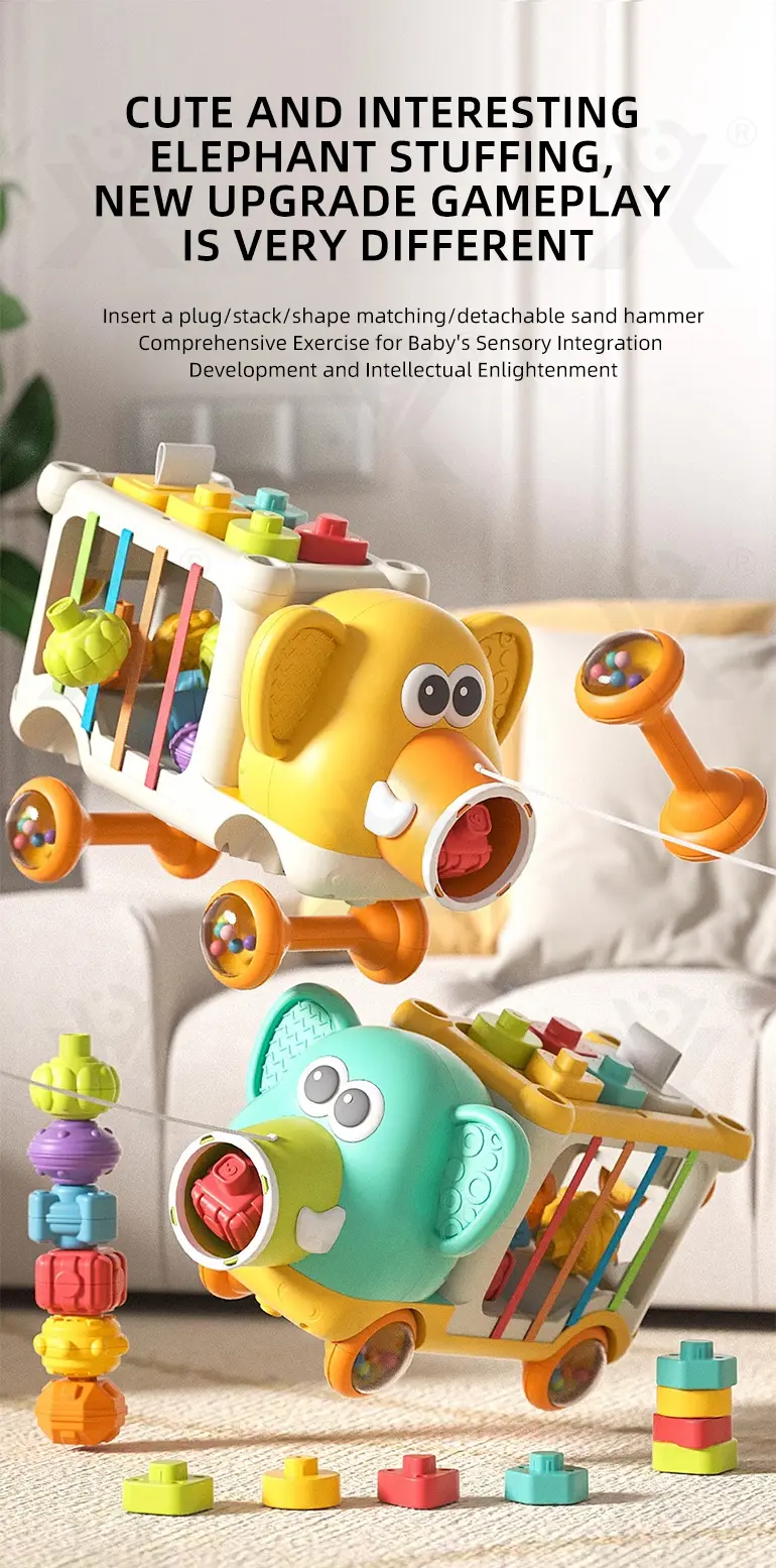 Educational Toys, Elephant Stacking Toys, Interesting Building Blocks (TG4894355) — product detail panel 1