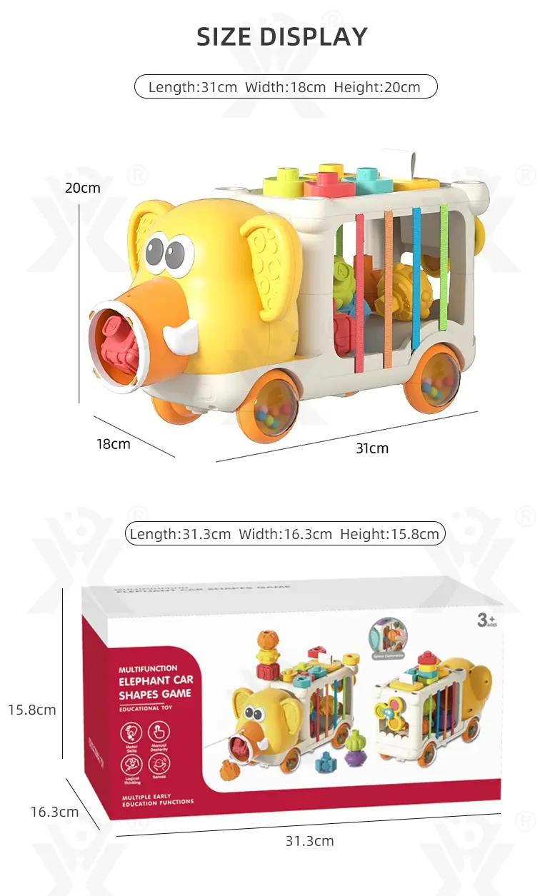 Educational Toys, Elephant Stacking Toys, Interesting Building Blocks (TG4894355) — product detail panel 13