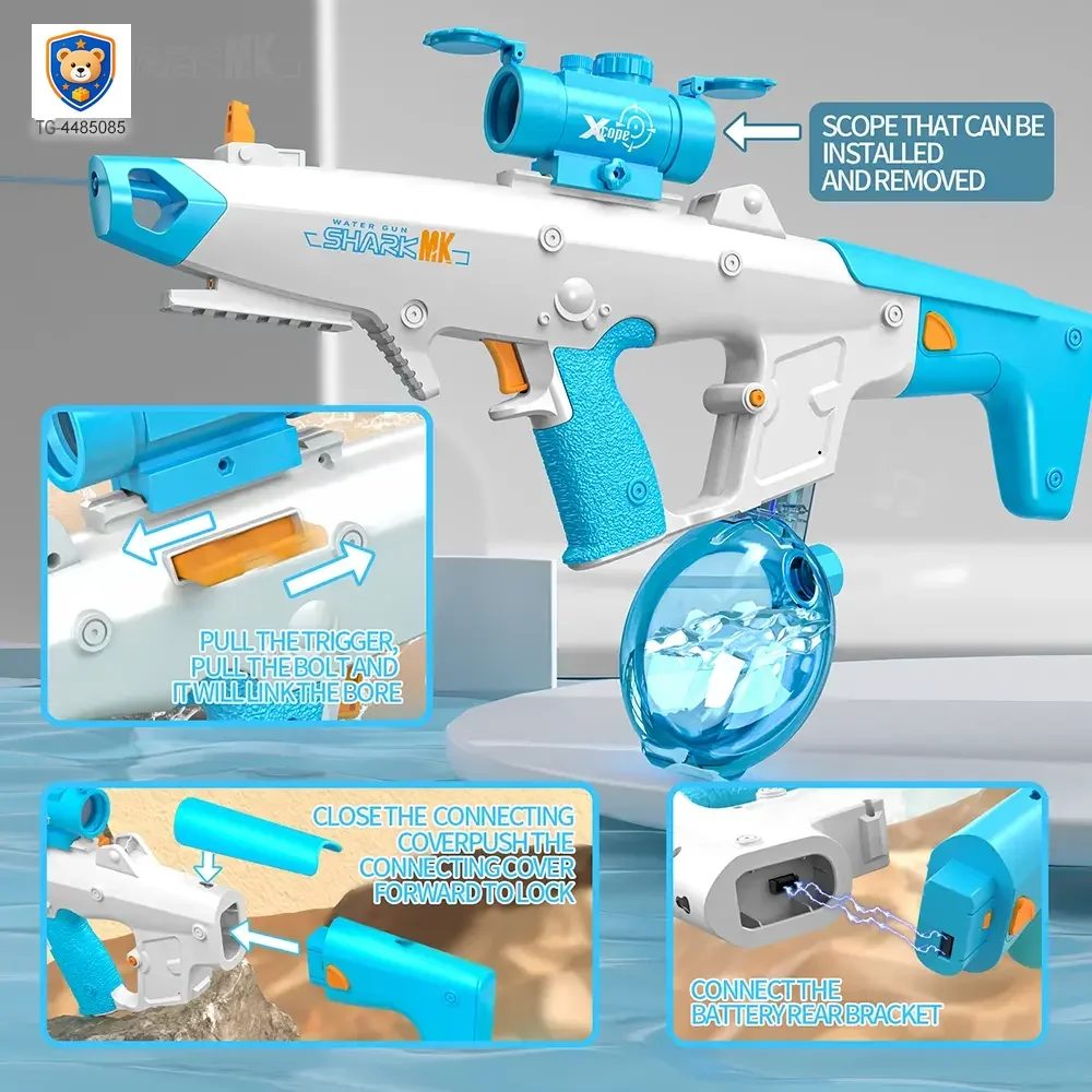 Water Guns, Bulk Kids Water Gun Toys for Sale, with Electric Automatic Continuous Shooting System — product view 4