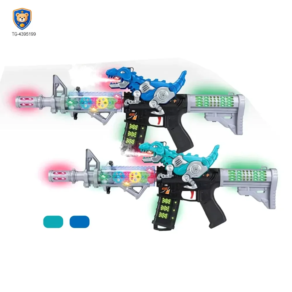 Dinosaur Electric Toy Guns with LED Lights, Sounds & Spray — product view 2