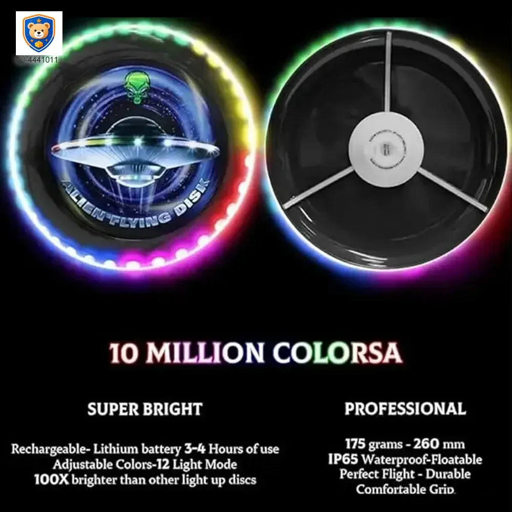 Alien Glowing Flying Discs — product view 6