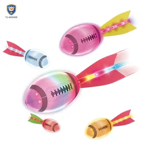 Light Up American Football Toys, with Rainbow Light Trails, Perfect for Night Games