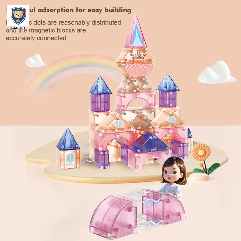 Magic Magnetic Building Block Sets, Kids‘ Fairy Tale Building Block Toys, Wholesale and Customizable — product view 5