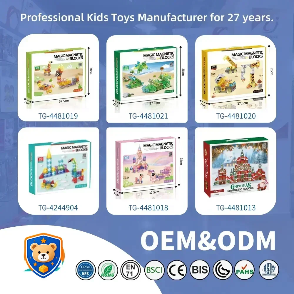 Magic Magnetic Building Block Sets, Kids‘ Fairy Tale Building Block Toys, Wholesale and Customizable — product view 7