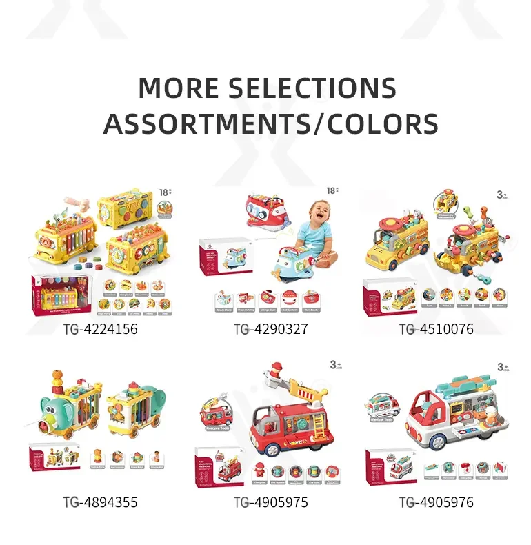 Interactive Firefighter Truck Toy with Rotating Ladder, Sound & Light Effects (TG4905975) — product detail panel 8