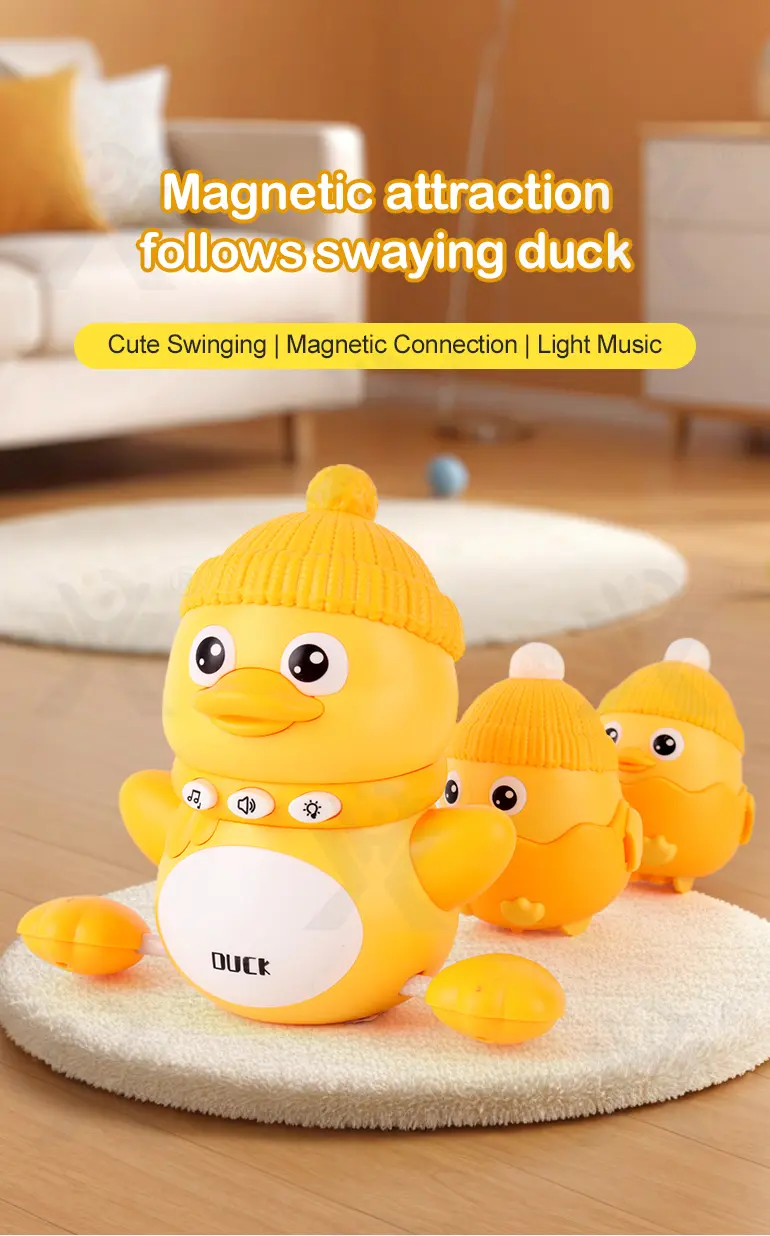 Magnetic Crawling Duck Toy for Babies-Music, Light & Interactive Play (TG4900006) — product detail panel 1