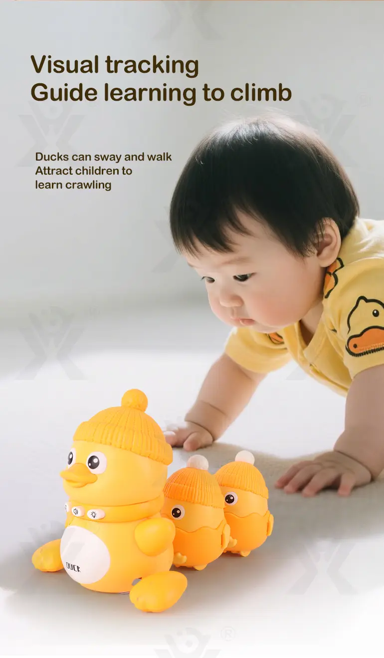 Magnetic Crawling Duck Toy for Babies-Music, Light & Interactive Play (TG4900006) — product detail panel 4