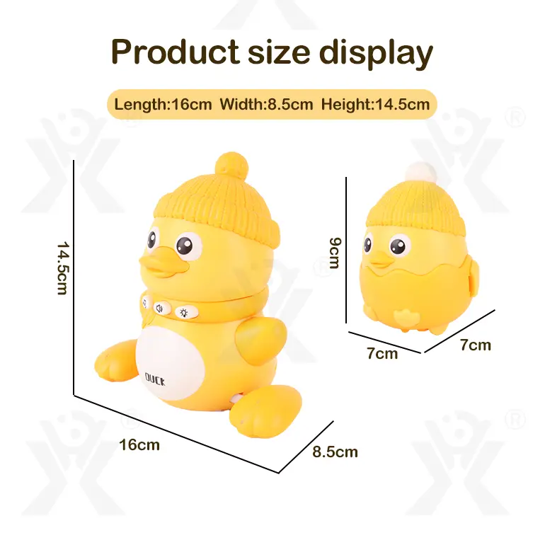Magnetic Crawling Duck Toy for Babies-Music, Light & Interactive Play (TG4900006) — product detail panel 9