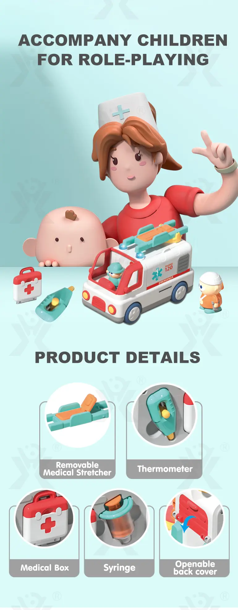 Rescue Ambulance Toy (TG4905955) — product detail panel 4