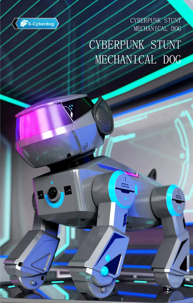 Smart Toy Robot Dogs​ with Remote Control, Dance & Light Show (TG4892098) — product detail panel 1