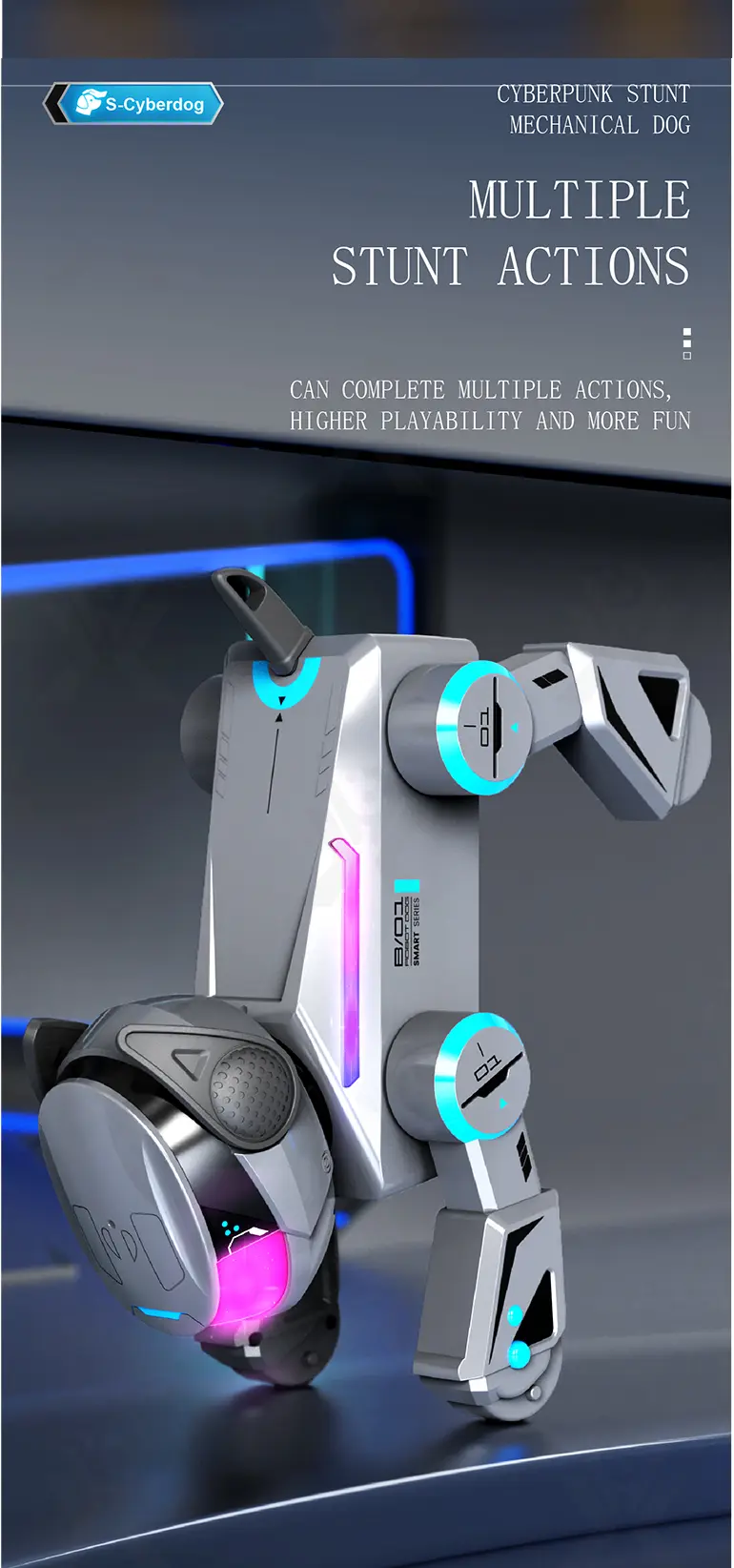 Smart Toy Robot Dogs​ with Remote Control, Dance & Light Show (TG4892098) — product detail panel 6