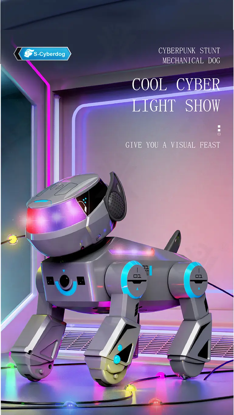 Smart Toy Robot Dogs​ with Remote Control, Dance & Light Show (TG4892098) — product detail panel 7