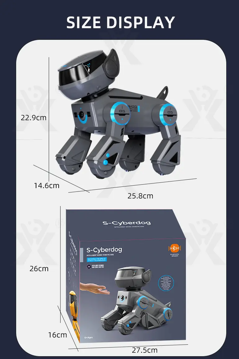 Smart Toy Robot Dogs​ with Remote Control, Dance & Light Show (TG4892098) — product detail panel 15