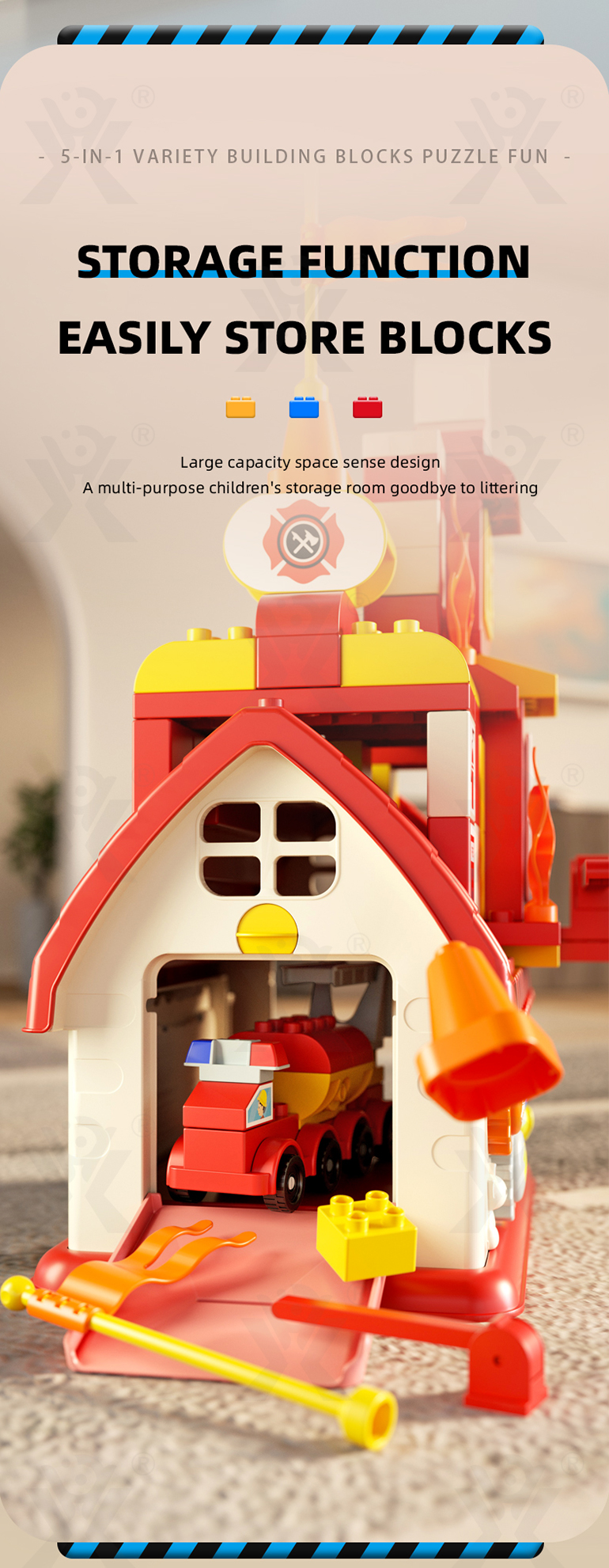 5-in-1 Police Station Building Blocks Toy for Kids (TG4299083) — product detail panel 11