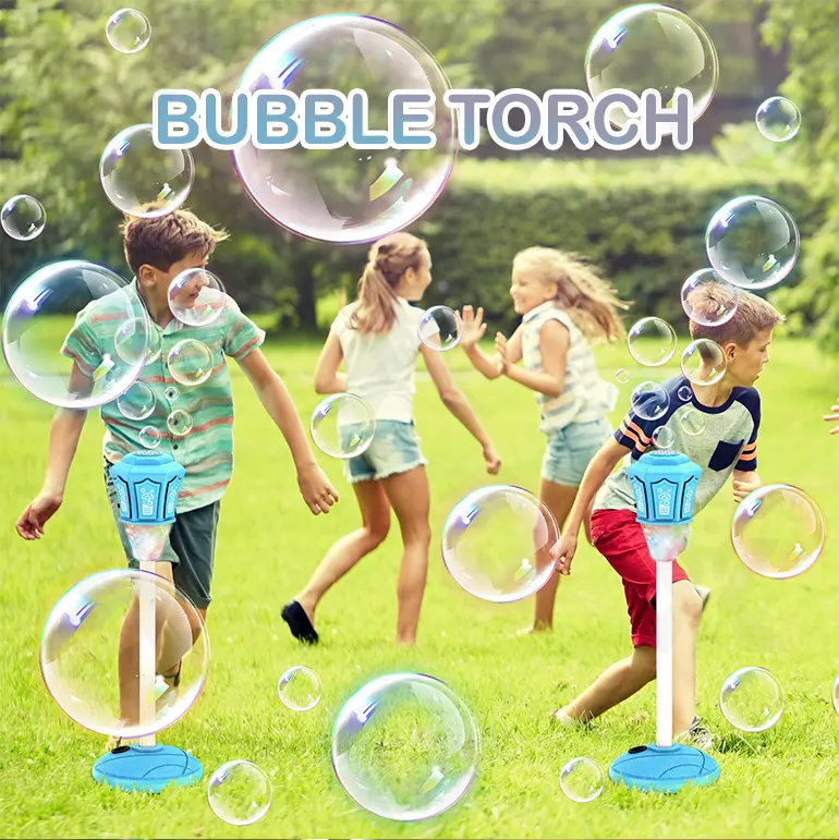 Remote Control Standing Bubble Machines with Lights & Music (TG4971782) — product detail panel 1