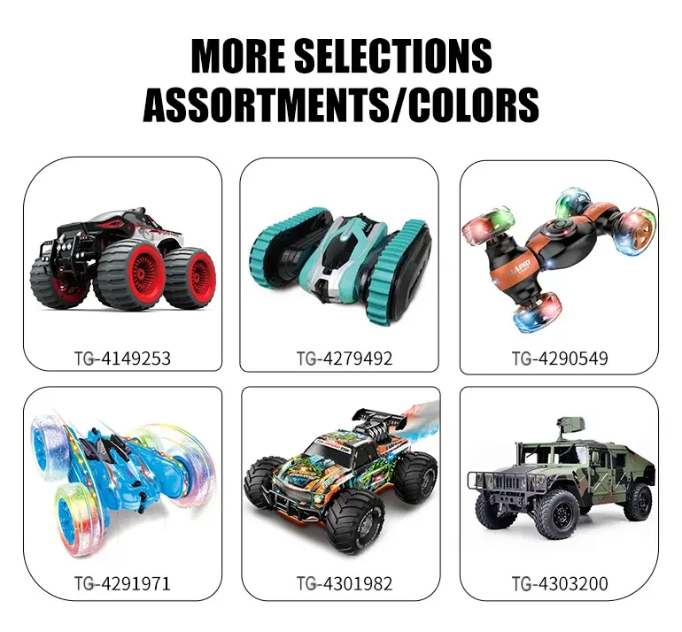 RC Stunt Cars with Spray & LED Lights (TG4291969) — product detail panel 10