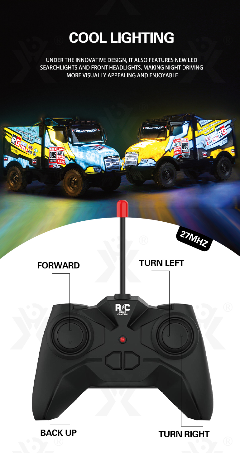 RC Truck Rally Toy For Kids, All-terrain Tyres (TG4263466) — product detail panel 4