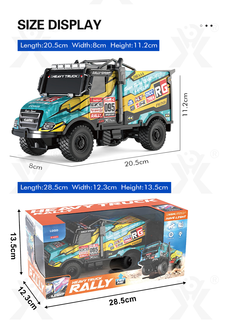 RC Truck Rally Toy For Kids, All-terrain Tyres (TG4263466) — product detail panel 6