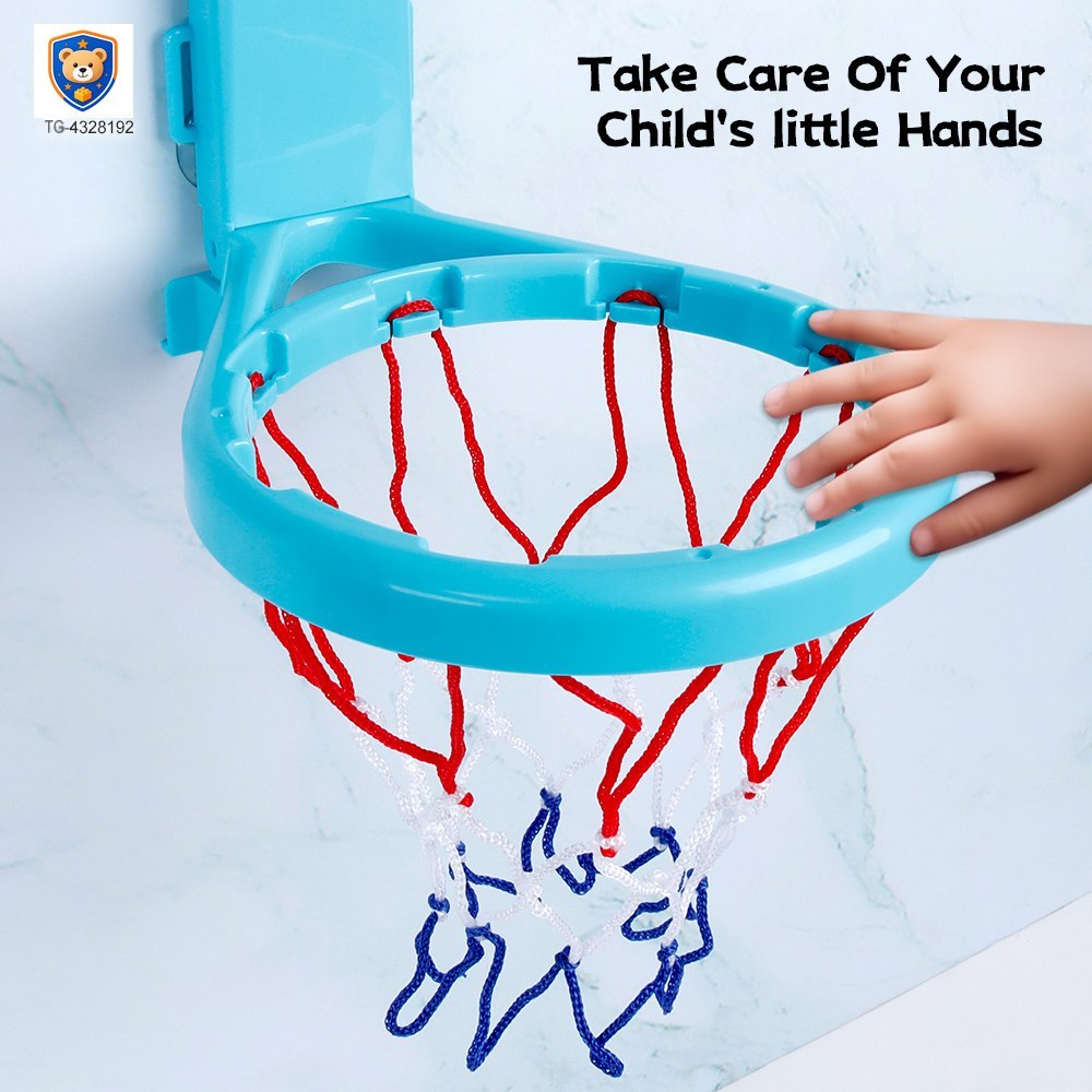 2-in-1 Kids’ Bath Basketball Hoop Toy with Suction Cups & Straps — product view 5