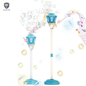 Remote Control Standing Bubble Machines with Lights & Music